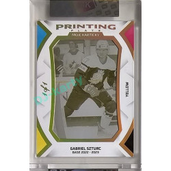 2023 MK The Gamers Extended #PP-GS Gabriel Szturz BASE Printing Plates 2023 Yellow 1of1