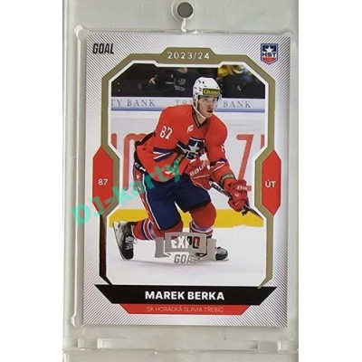 2023/24 Goal cards Chance Liga 2. série #242 Marek Berka Expo Silver 1of7