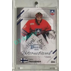 2023/24 Goal cards Chance Liga 2. série #IN-12 Samu Pakarinen International Rainbow perleť Expo 1of1
