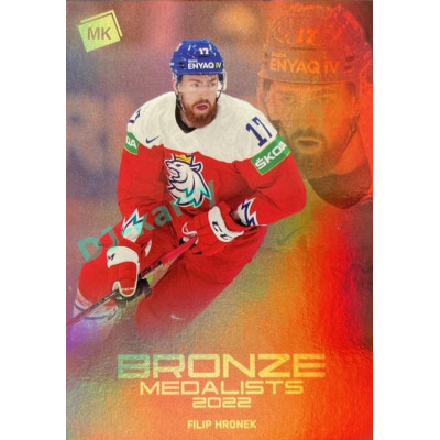 2021/22 MK reprezentace #BM-06 Filip Hronek Bronze Medalists 1 of 100