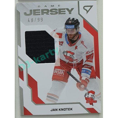 2022/23 Sportzoo ELH 1. série #GJ-KN Jan Knotek Game Jersey 48/99