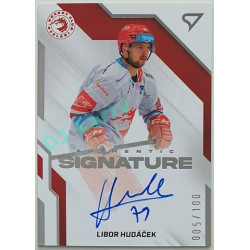 2022/23 Sportzoo ELH 1. série #AS2-LH Libor Hudáček Signature level 2 xxx/100