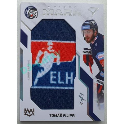 2022/23 Sportzoo ELH 2. série #UM-TF Tomáš Filippi Unique Mark 1/1