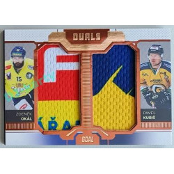 2022/23 Goal Cards Chance Liga Update #D-06 Z. Okál / P. Kubiš Duals Jersey Bronze 07/30