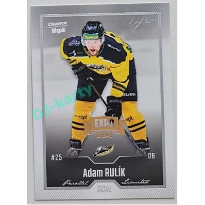 2022/23 Goal Cards Chance Liga 2. série #234 Adam Rulík Expo Silver 1 of 3