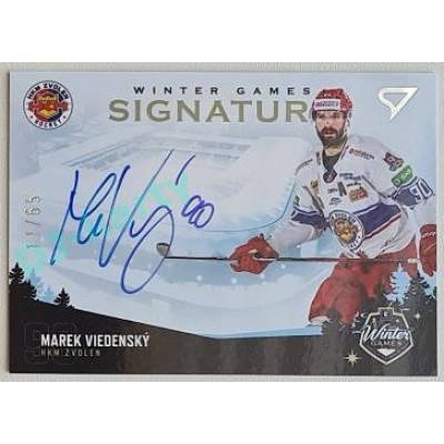 2023 Sportzoo Winter Games #WS1-VI Marek Viedenský Signature Level 1 11/65