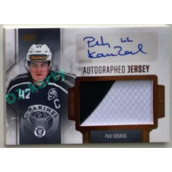 2022/23 Goal Cards Chance Liga 1. série #JA-13 Petr Koukal Autographed Jersey 06/25