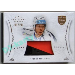 2021/22 OFS The Final Series Tomáš Redlich #STI-RET 01/20 Game Used Stick Gold