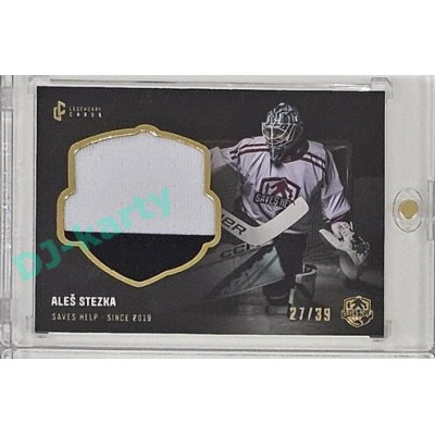 2024 LC Saves Help #SH-01 Aleš Stezka Jersey Memorabilia Gold 27/39