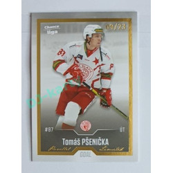 2022/23 Goal Cards Chance Liga 2. série #314 Tomáš Pšenička Gold 09/23