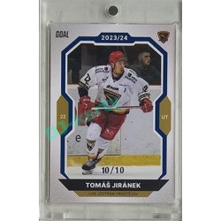 2023/24 Goal cards Chance Liga 2. série #255 Tomáš Jiránek Blue 10/10