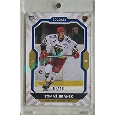 2023/24 Goal cards Chance Liga 2. série #255 Tomáš Jiránek Blue 10/10