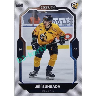 2023/24 Goal cards Chance Liga 2. série #198 Jiří Suhrada