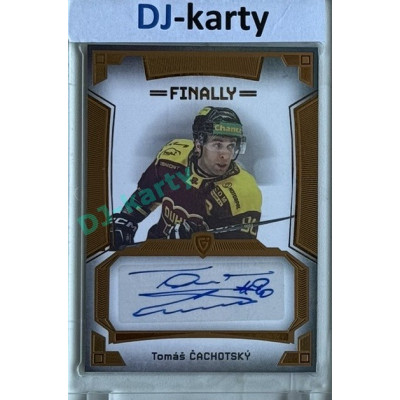 23/24 Goal Cards Finally Season #A-44 Tomáš Čachotský 14/20