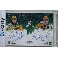 2024/25 Goal Cards Maxa liga 1. série #DS-KJ Pavel Klhůfek / Vít Jonák Double Signature 1/1