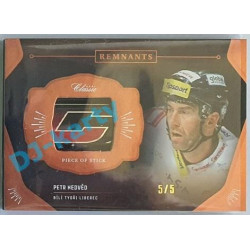 2020/21 OFS 1.série Petr Nedvěd #RPS-PNE 5/5 Game Used Remnants Black Cut