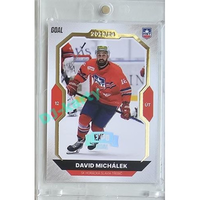2023/24 Goal cards Chance Liga 2. série #244 David Michálek Expo Silver 1of7