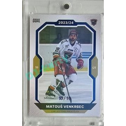 2023/24 Goal cards Chance Liga 2. série #256 Matouš Venkrbec Blue 10/10