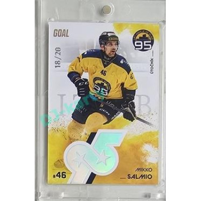 2024 Goal Cards 95. VÝROČÍ ZLÍNSKÉHO HOKEJE #ZL21 Mikko Salmio Parallel xx/20
