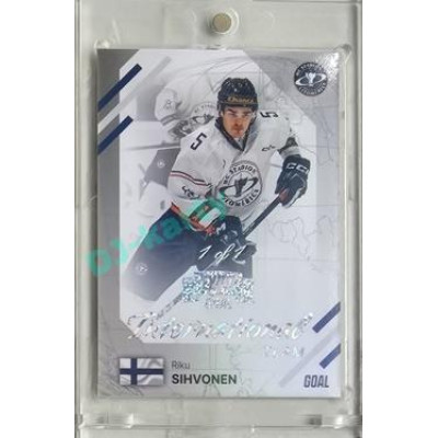 2023/24 Goal cards Chance Liga 2. série #IN-17 Riku Sihvonen International Rainbow perleť Expo 1of1