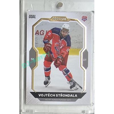 2023/24 Goal cards Chance Liga 1. série #069 Vojtěch Střondala Gold 1of20