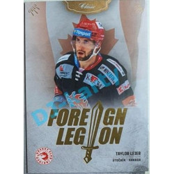 2020/21 OFS 2. série Taylor Leier #FL-TLE Foreign Legion GOLD /77