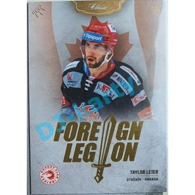 2020/21 OFS 2. série Taylor Leier #FL-TLE Foreign Legion GOLD /77