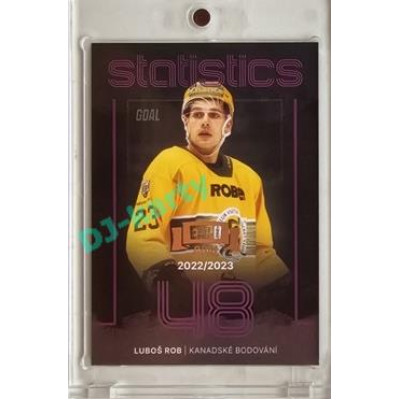 2023/24 Goal cards Chance Liga 1. série #ST-04 Luboš Rob Statistics Rainbow Expo 1of6