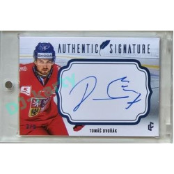 2023/24 LC Expectations Road to Prague #AS-01 Tomáš Dvořák Authentic Signature Blue 3/5