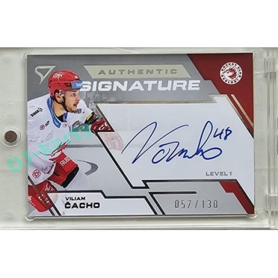 2023/24 Sportzoo ELH 2. serie #SL1-VC Viliam Čacho Authentic Signature Level 1 xx/130