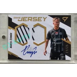 2023/24 Sportzoo Fortuna Liga 2. série #GJS-CE Marcel Čermák Game Jersey Auto 21/25
