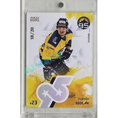 2024 Goal Cards 95. VÝROČÍ ZLÍNSKÉHO HOKEJE #ZL23 Zdeněk Sedlák Parallel xx/20