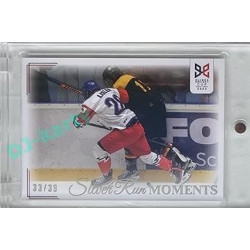 2023/24 Legendary Cards Hlinka Gretzky Cup Young Lions #SRM-25 Lisler proti Němcům skóroval a asistoval Silver Run Moments Rainbow xx/39