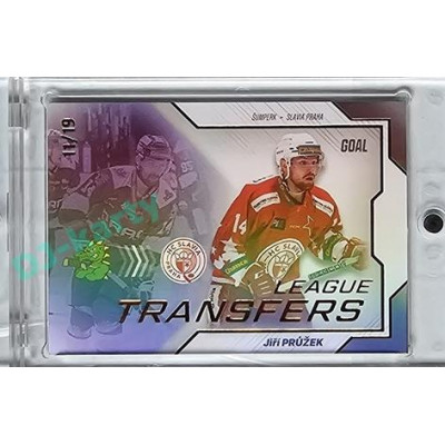 2023/24 Goal cards Chance Liga 1. série #LT-18 Jiří Průžek League Tranfers Limited 11/19