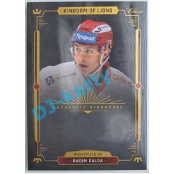 2021 OFS Kingdom of Lions Radim Šalda #A06 Authentic Signature PROMO (bez podpisu)