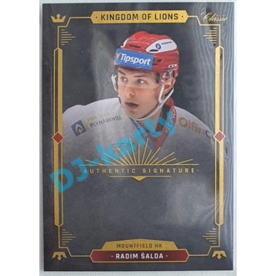 2021 OFS Kingdom of Lions Radim Šalda #A06 Authentic Signature PROMO (bez podpisu)