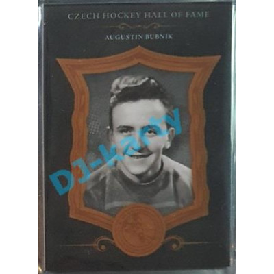 2020 OFS Síň slávy českého hokeje Augustin Bubník #SSCH-007 07/25 Black Cut