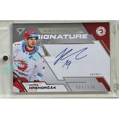 2023/24 Sportzoo ELH 2. serie #SL1-PH Patrik Hrehorčák Authentic Signature Level 1 xx/130