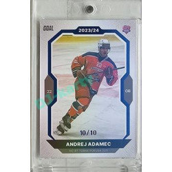 2023/24 Goal cards Chance Liga 2. série #259 Andrej Adamec Blue 10/10