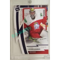 2023 MK reprezentace #073 Marek Langhamer Die Cut 1of60