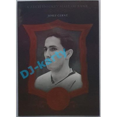 2020 OFS Síň slávy českého hokeje Josef Černý #SSCH-010 Black Rainbow /33