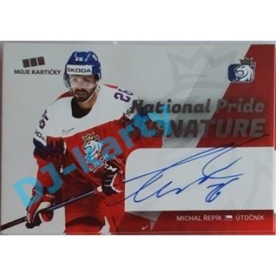 2020 MK reprezentace Michal Řepík #NPS-MR 24/30 National Pride Signatures