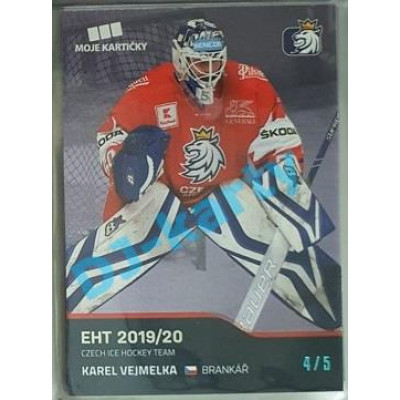 2020 MK reprezentace Karel Vejmelka EHT #39 4/5 Blue
