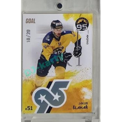 2024 Goal Cards 95. VÝROČÍ ZLÍNSKÉHO HOKEJE #ZL25 Jakub Šlahař Parallel xx/20