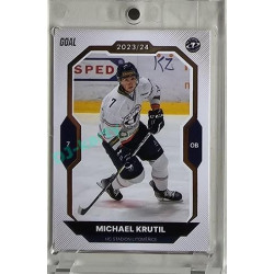 2023/24 Goal cards Chance Liga 1. série #074 Michael Krutil Gold 1of20
