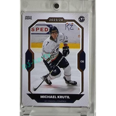 2023/24 Goal cards Chance Liga 1. série #074 Michael Krutil Gold 1of20