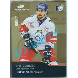 2020 MK reprezentace Lukáš Klok RC EHT #14 Gold Promo