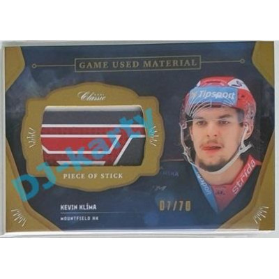 2020/21 OFS 1.série Kevin Klíma #GUM-KKL 07/70 Game Used Material