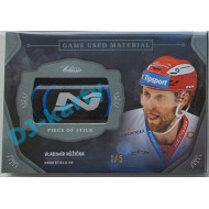 2020/21 OFS 2. série Vladimír Růžička #GUM-VRŮ 1/5 Game Used Material Black Cut