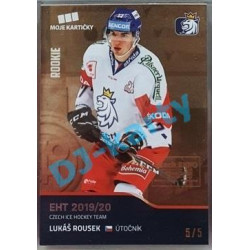 2020 MK reprezentace Lukáš Rousek #28 5/5 Gold Czech Expo